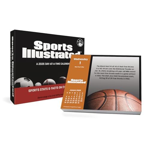 2025 Sports Illustrated Sports Day-at-a-Time Box Calendar