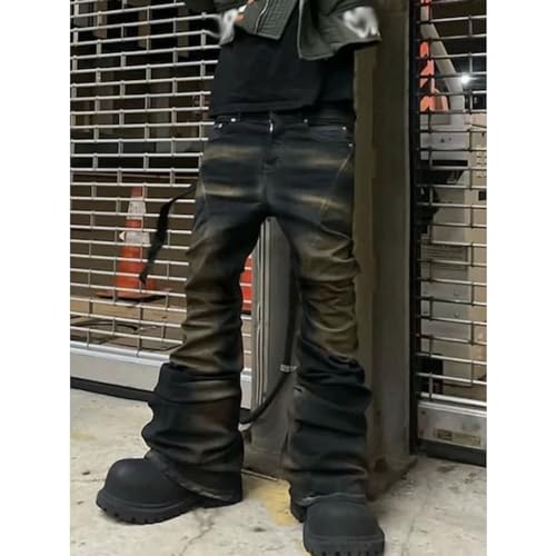 Unisex Wide Leg Washed Micro Flared Jeans for Both Men and Women4