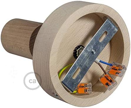Fermaluce Wood 90°, the natural wood flush light for your wall or ceiling