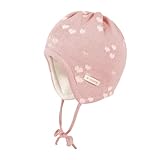 maximo Baby Girl-Mütze, ausgenäht Jacquard Herz Made in Germany