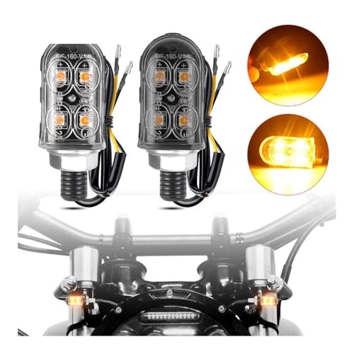 Clignotants LED moto 8mm pour remplacer vos feux peu visibles - 2