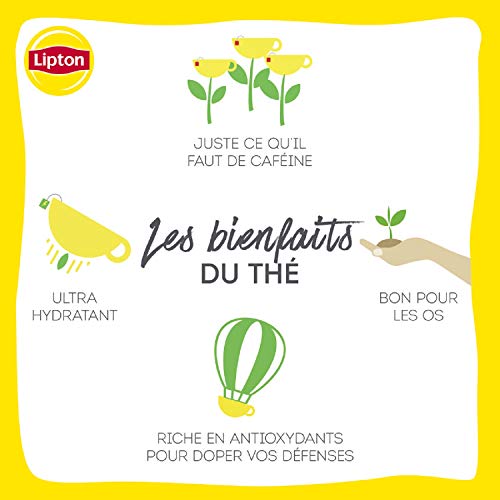 Lipton Infusion Verveine Menthe 40 Capsules Compatibles Nespresso, Anti-stress, Parfum Savoureux de Menthe, Label Rainforest Alliance (Lot de 4x10 capsules)
