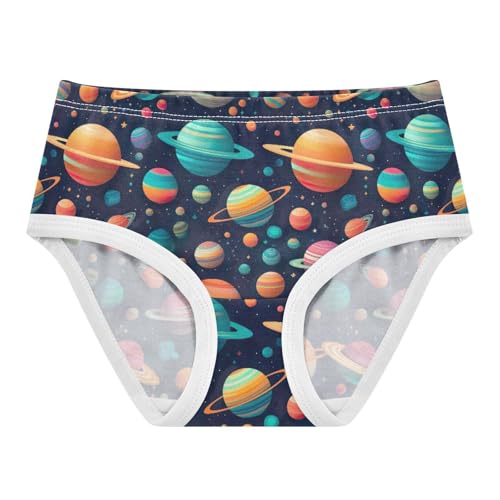 Space Planet Galaxy Toddler Girls's Underwear 2T 202a0414