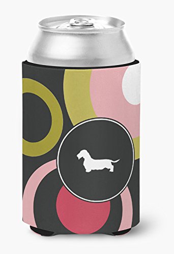 Caroline's Treasures KJ1133CC Can or Bottle Hugger Cooler Washable Drink Sleeve Collapsible Beverage Insulated Holder, Can Hugger, Multicolor