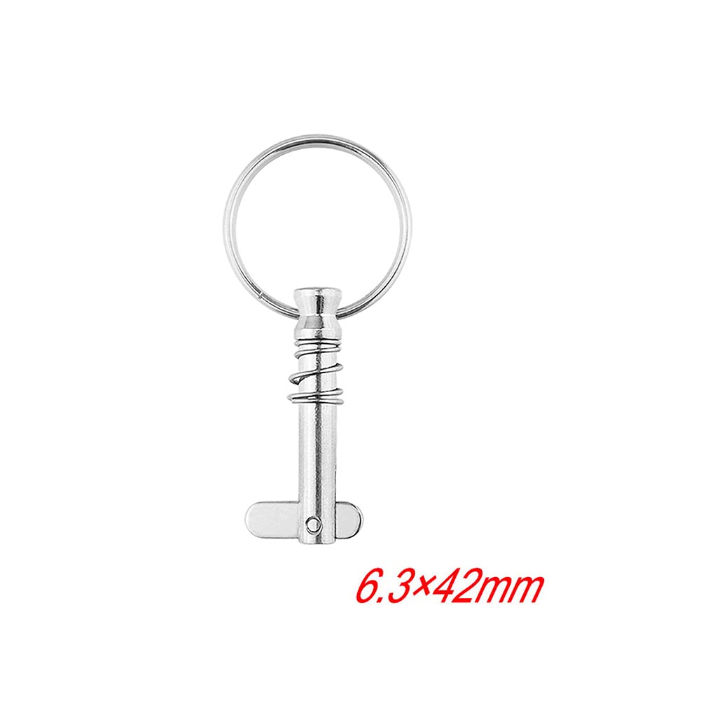 Perni A Sgancio Rapido Bimini Top: 4 Pezzi In Acciaio Nichelato Per Barche - Foto 5