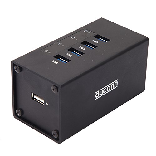Dyconn Power Hub Superspeed 5-Port 1-5A Charging Only Industrial Grade Usb 3.0 Hub (Hubc4B) #TOP2
