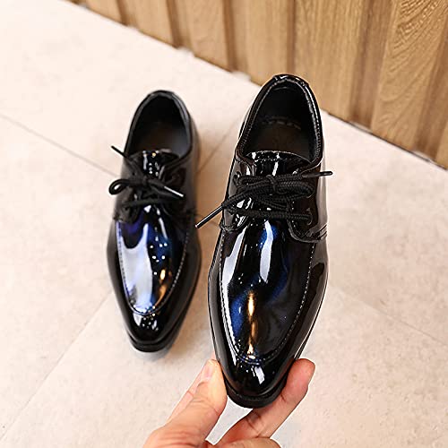 Toddler Boys Leather Studen Children Casual British Perform Shoes Baby Boy's Kids Girls Outfits Set 3-14 Years2
