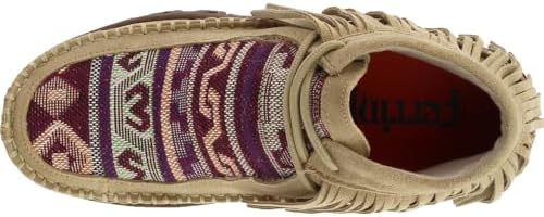 Ferrini Italia Womens Maya Geometric Southwest Chukka Casual Boots Ankle - Beige - Size 10 B | Image 5