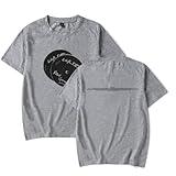 Lorde Pure Heroine Round Neck Unisex Casual Printed T-Shirt (Grey,m)