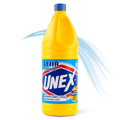 Lejia tradicional, Lejia Normal, Desinfectante Superficies, Uso en Baño, Cocina, Azulejos, Suelos, Aptas para desinfección de bebida y alimentos, Contiene 1 botella de 2 Litros