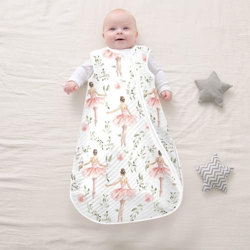 Image of vvfelixl Bright Funny Dinosaurs Baby Sleeping Bag Sleep Sack,Baby Wearable Blanket Sleep Suit for 0-6 Months
