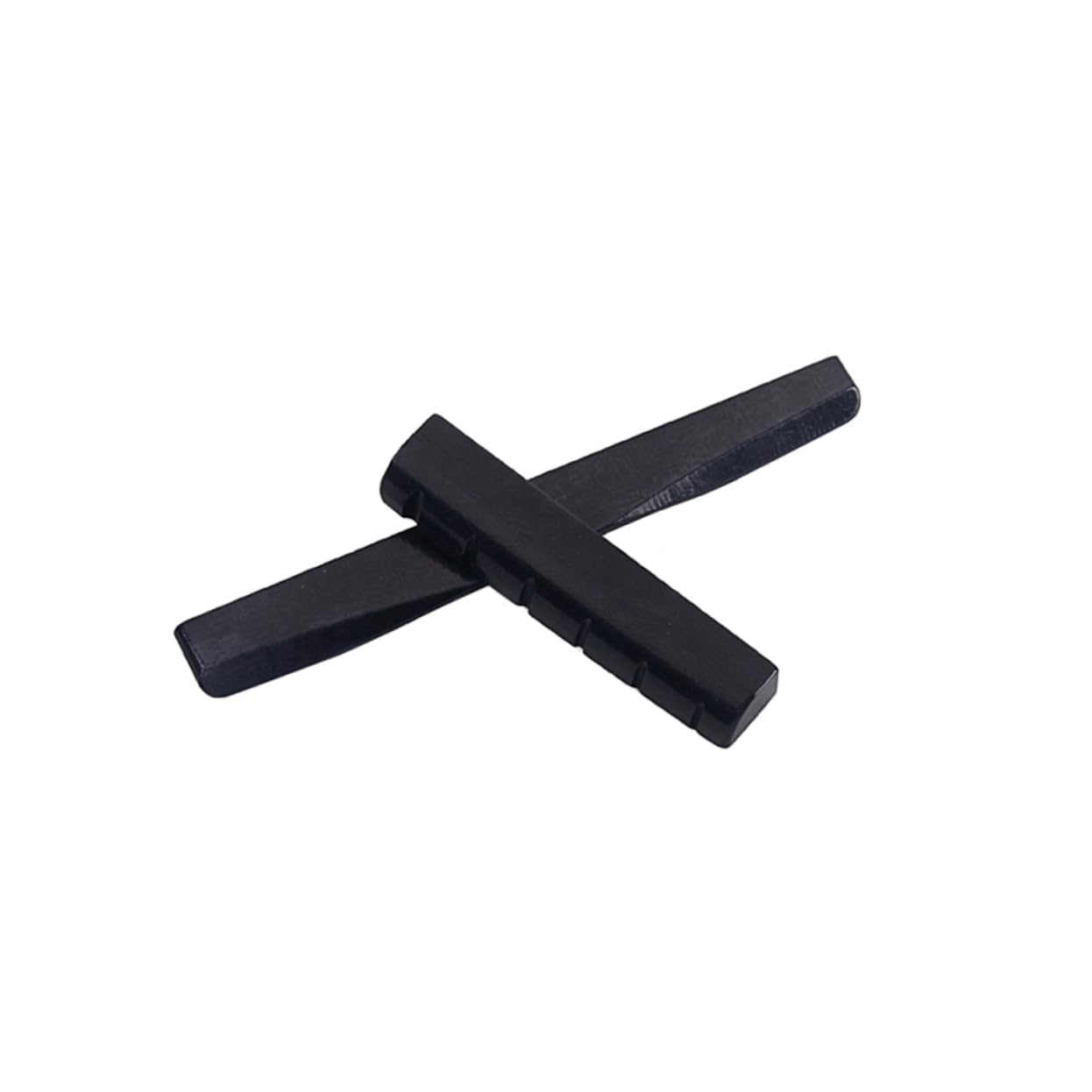 Toyvian Sillín de Guitarra de Hueso Negro Gl905 para Guitarra Clásica y Acústica Juego de 2 Piezas