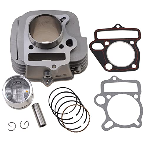 GOOFIT 52.4mm Culasses Ensemble de chemise de cylindre Kit de reconstruction Joints de segment de Piston Remplacement pour 4 temps LIFAN 110CC 125cc Moteur de moto ATV Go Kart Pocket Dirt Pit Bike - Image 5