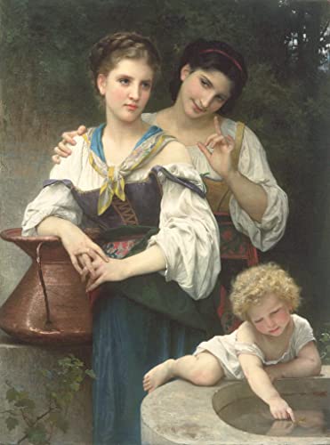 Toile Rêve de printemps Bouguereau décoration murale élégante pour sublimer votre salon