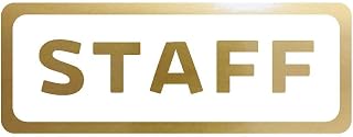 【STAFF】 ルームステッカー 文字のみ残る カッティングステッカー 店舗案内 防水 屋内外対応 全16色