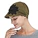 Bamboo Fashion Hat for Woman Daily Use with Brim Visor, Hats for Cancer Chemo Patients Women (Green Olive)