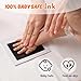 PewinGo Baby Hand and Footprint Kit,Inkless Baby Handprint Kit with 2 Safe Clean-Touch Ink Pads and a Wooden Picture Frame for Newborn,Gifts for New Parents, Shower gift