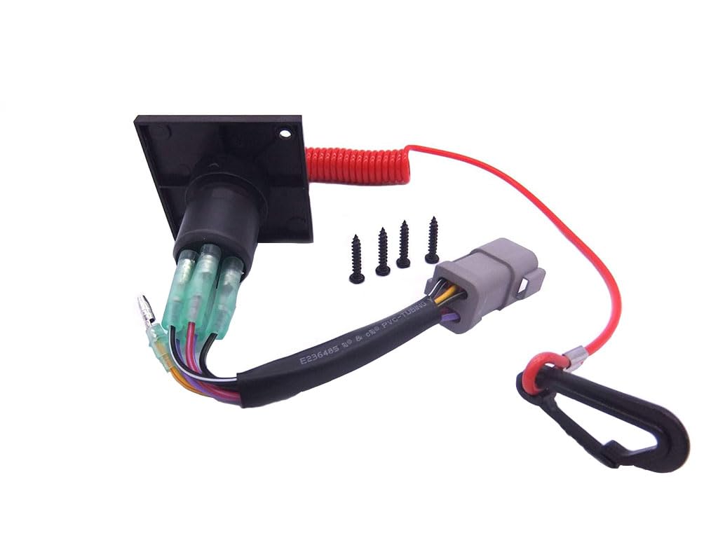176408 0176408 Single Engine Ignition Starter Cut Off Switch for Evinrude Johnson OMC BRP Outbound 1996 and Newer