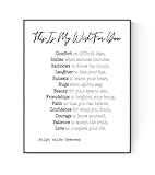 This Is My Wish For You | Poem Book Page | Ralph Waldo Emerson Quote | Literary Home Decor | Living Room | Typography Art Print (8x10)