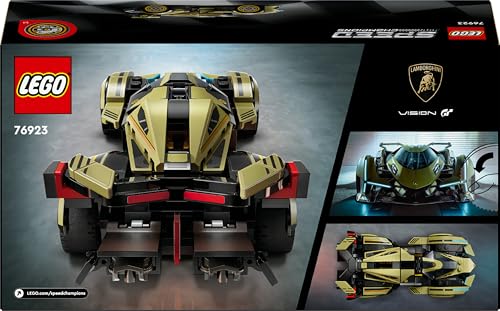 LEGO Speed Champions Lamborghini Lambo V12 Vision GT Super Car 76923 Building Blocks Toys for 10+ Gift for Boys and Girls 10 41GmlUHn3AL
