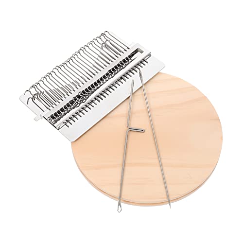 HOMSFOU Hand-Knitting Loom DIY Wooden Knitting Machine Tools Mini Loom for Weaving Educational Toy for Boys and Girls Birthday Present