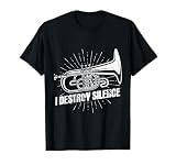 Vêtements de Marche I Destroy Silence Mellophone Mellophonist T-Shirt...