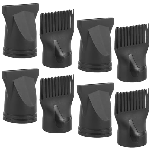 DRESSOOS 10pcs Salon Hair Dryer Nozzles and Combs Narrow Concentrator Attachments for Blow Dryer Brush Professional Hair Styling Tools and Smooth Blow Drying