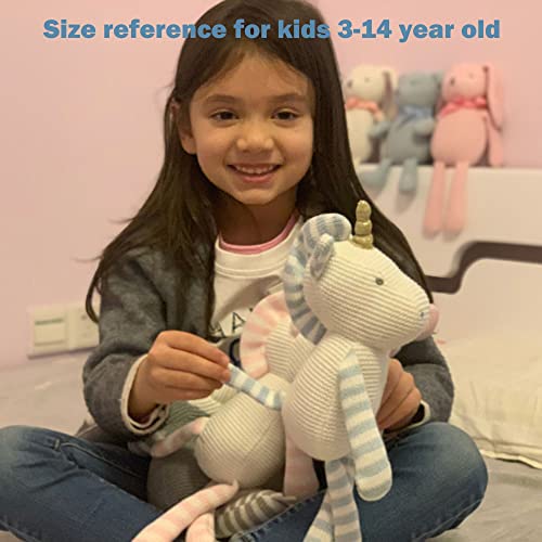 Fluffyfun Plush Baby Unicorn Stuffed Animal (Blue) #TOP5