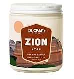 CE Craft - National Park Inspired Candles - Nature Scents for Home - Perfect Gifts for Outdoor Lovers, Adventure Seekers, and Aromatherapy (Zion, Pine Forest)
