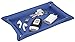 Produktbild Wedo 75025003 Hosentaschen Depot, Aufbewahrungsablage ca. 23 x 15 x 3, 5 cm, Pflegeleichtes Kunstleder, Blau