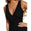 Mizoci-Womens-Casual-Sleeveless-Ruched-Cocktail-Party-Dresses-Bodycon-Mini-Sexy-Club-Dress Mizoci Women's Casual Sleeveless Ruched Cocktail Party Dresses Bodycon Mini Sexy Club Dress,Medium,Black