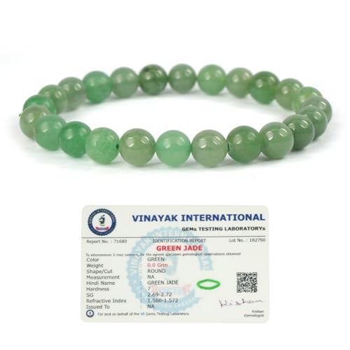 Image of Reiki Crystal Products Certified Natural Crystal Stone 8 mm Round Beads Bracelet for Men & Women | Reiki Charged Gemstone Bracelet | Multiple Stone Variants Available