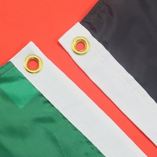 Image of AZ FLAG - Malawi Flag - 3x5 Ft - Light Polyester Malawian Banner with Two Brass Eyelets - Fade Resistant - Vivid Colors - 3' x 5' Feet - 150x90 Cm