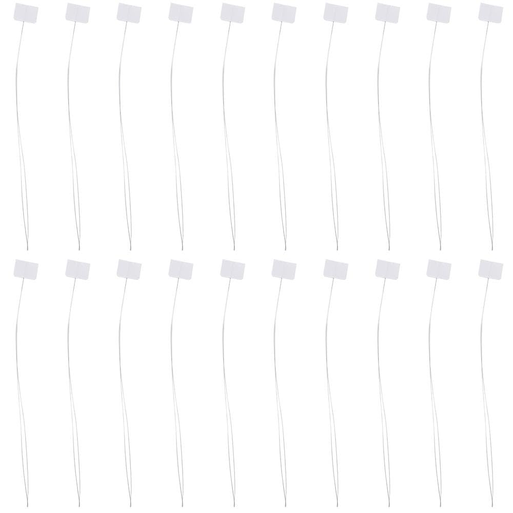 YYlingx 20Pcs 8.5inch Needle Threaders White Long Floss Stitching Tools Embroidery Stitching Craft Tool for DIY Hand Sewing