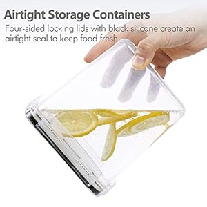   CHEFSTORY-Airtight-Food-Storage-Containers-with-Lids-8-PCS-Plastic-Storage-Containers-for-Kitchen-Pantry-Organization-and-StorageDry-Food-Canisters-for-Flour-Sugar-and-Cereal