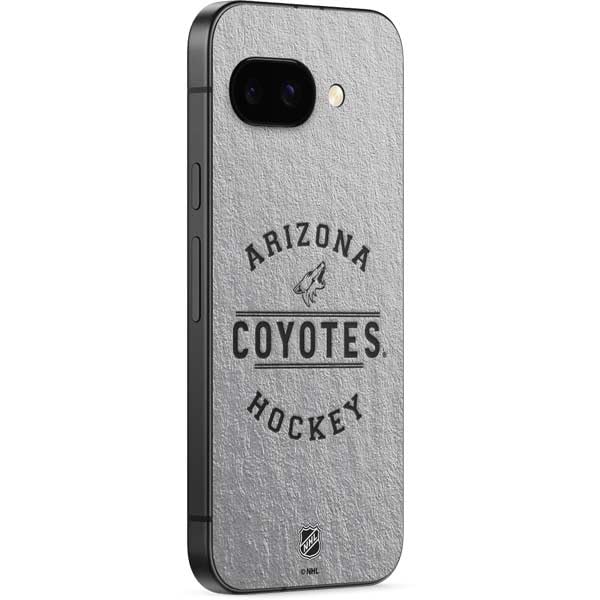 Skinit Decal Phone Skin Compatible with Google Pixel 9a - Officially Licensed NHL Arizona Coyotes Black Text Design