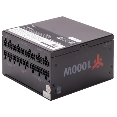 Alimentatore PBI1000-1000W - 80Plus Platinum - ATX 3.1 - Ventola FDB 14cm - Cond Giapponesi - Modulare - Alimentatore - Immagine 1