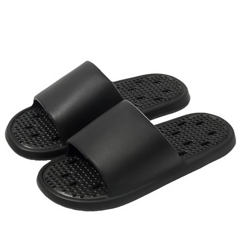 FINLEOO Shower Shoes Women with Holes | Shower Shoes for College Dorm Women Shower Shoes Women Non Slip Shower Slippers Bathroom Sandals | Extremely Comfy | Shower Shoes Women for Indoor & Outdoor