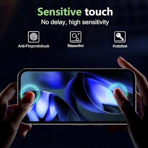 Image of Premium HD+ Tempered Glass Screen Protector Guard Compatible For Google Pixel 9A 5G (6.3 Inch, Pack of 1) | Edge to Edge Coverage With Easy to installation kit for Smartphone