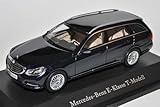 Fahrzeug ist ca 11 cm lang Kyosho Mercedes-Benz E-Klasse Kombi T-Modell Cavansit Blau W212 S212 Ab Facelift 2013 1/43 Modell Auto mit individiuellem Wunschkennzeichen