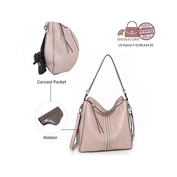 Montana-West-Tote-Handbags-for-Women-Handgun-Concealed-Carry-Purses-Leather-Hobo-Shoulder-Bag-3pcs-Purse-Set Montana West Purses And Handbags For Women Tote Crossbody Bag Leather Large Hobo Purses for Women Shoulder Bag MWC-1001S-3AP