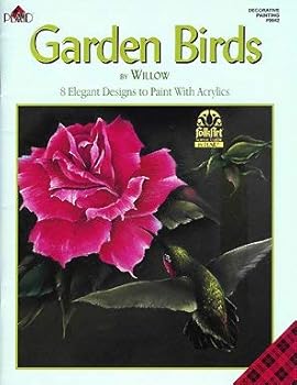 Paperback Garden Birds: 8 Elegant Designs to Paint with Acrylics Book