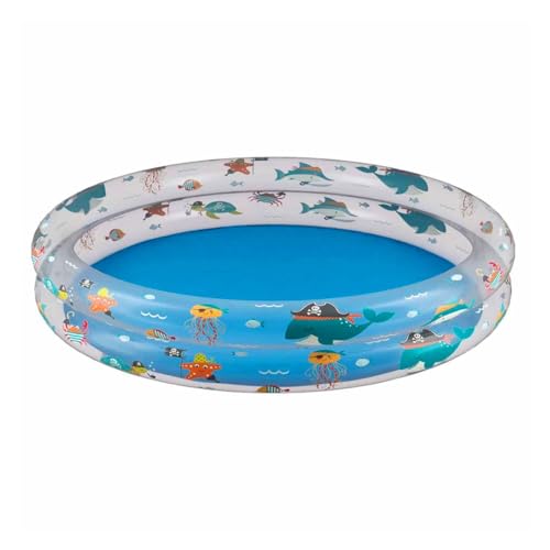 Mor - Piscina Inflável Redonda 180 Litros Estampada