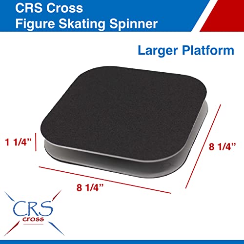 Crs Cross Figure Skating Spinner - Training Aid For Ice Skaters, Gymnastics, Dance And Ballet Pirouette. Metal Eight (8) Inch Spin Trainer. (Spinner) #TOP1