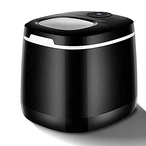 Encimera comercial para máquina de hielo, máquina de hielo silenciosa inteligente pequeña y grande, 9 cubos listos en 7 minutos, máquina portátil independiente para hacer hielo