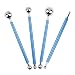 BLBK Lot de 4 outils de poterie pour décoration de gâteau fondant et pâte à modeler