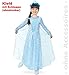 Produktbild FRIES Kinder-Kostüm EISPRINZESSIN Kleid mit abnehmbarer Schleppe in Gr. 104-140 (104)