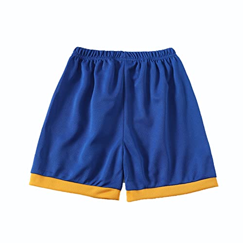 Image of Toddler Kids Sports Shorts Set Baby Boys Girls Jerseys 2 Piece Basketball Tank Top Mesh Shorts Set