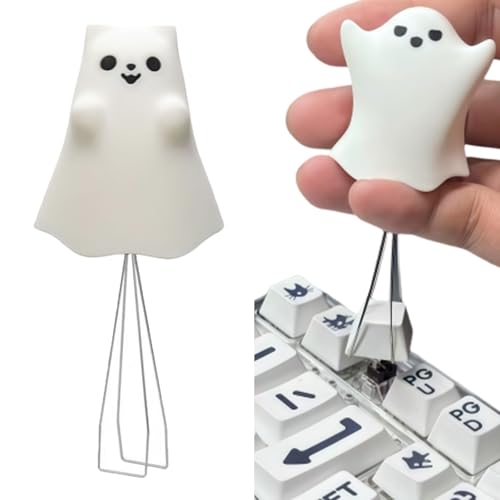 Cute Ghost Keycap Puller, Switch Puller Broken Key Extractor Stainless