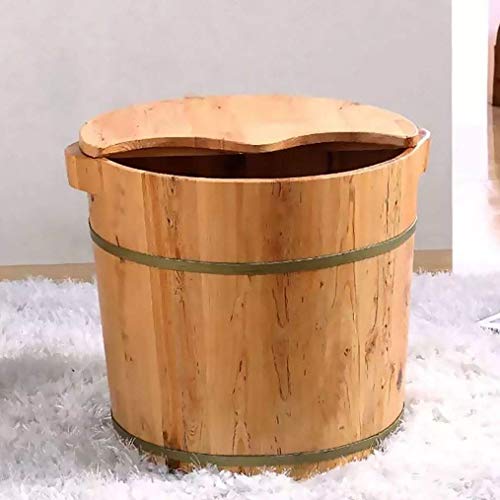 Spa de pies con bañera de madera duradera para uso en casa miniatura 3